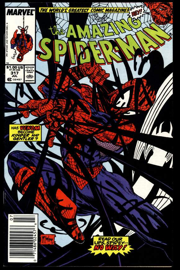 Amazing Spider-Man #317 VF+ 1989 Todd McFarlane ~NEWSSTAND~