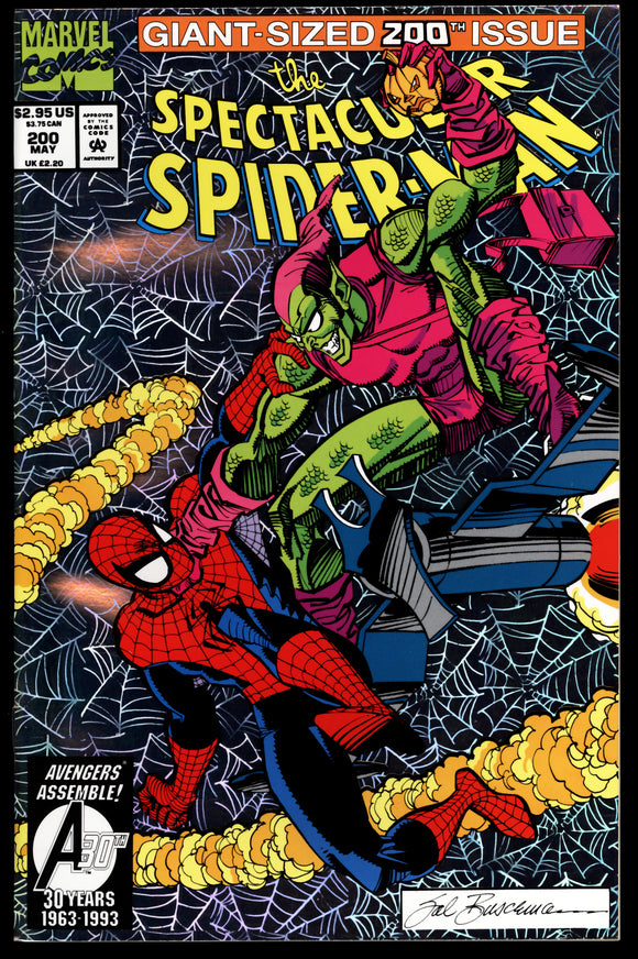 Spectacular Spider-Man #200 Marvel 1983 (NM+) Sal Buscema! Foil Cover!