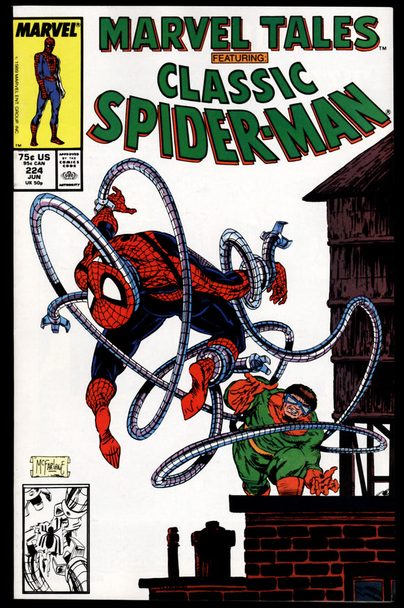 Marvel Tales #224 1989 (NM-) McFarlane Cover! Doc Ock vs. Spider-Man