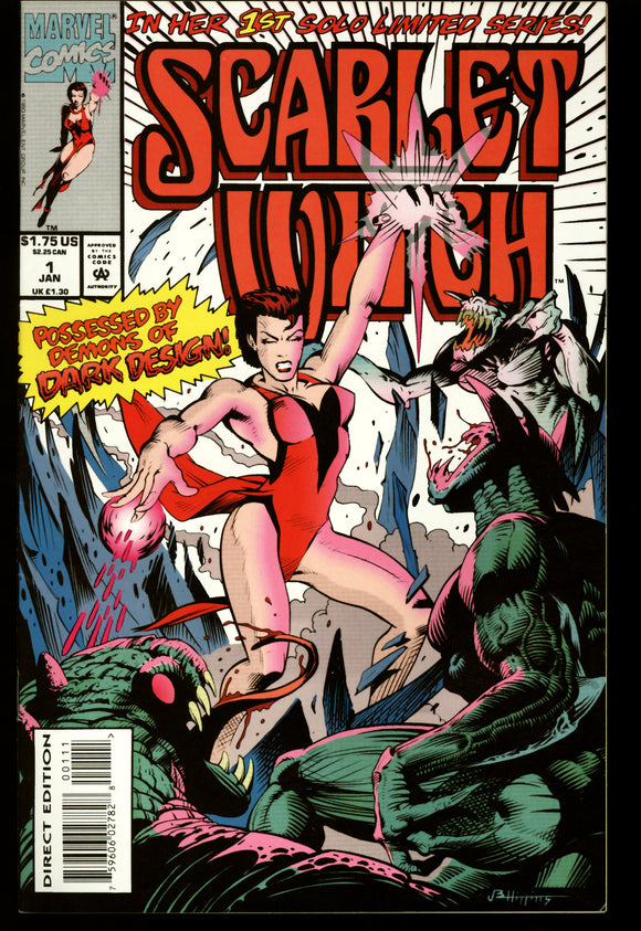 Scarlet Witch #1-4 Marvel Comics 1994 1st App Lore Complete Set