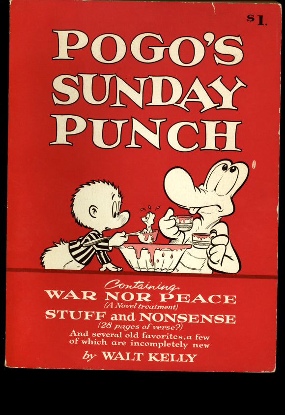 Pogo's Sunday Punch Walt Kelly 1957 Vintage TPB