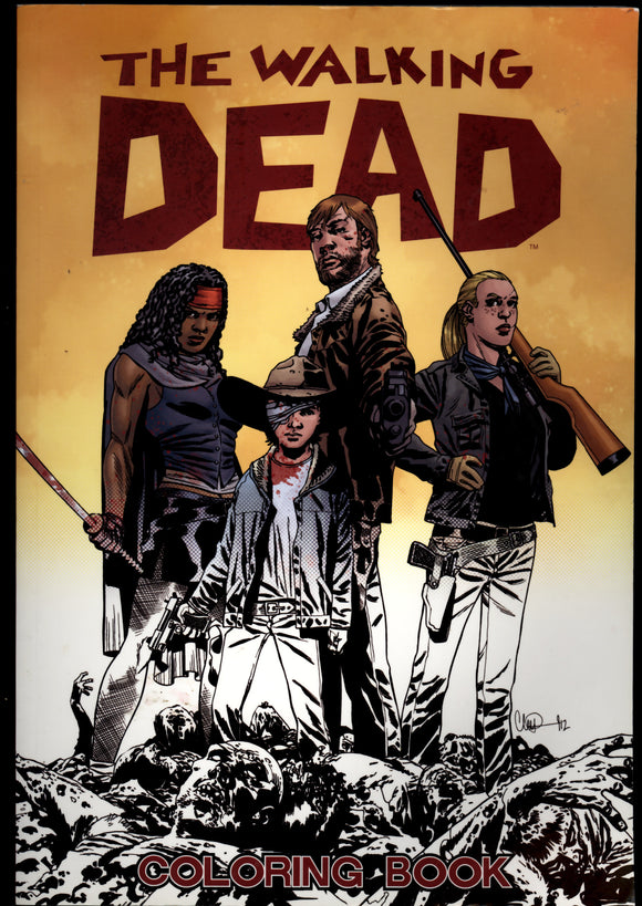 The Walking Dead Coloring Book Image Comics 2016 1st Printing TPB