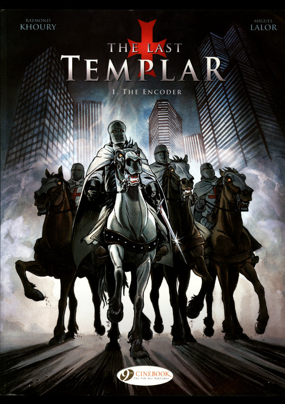 The Last Templar #1 The Encoder Cinebook 2016 First Edition Trade Paper Back