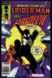 Marvel Team-Up #141 1984 (VF+) 1st Black Costume! Canadian Price Variant