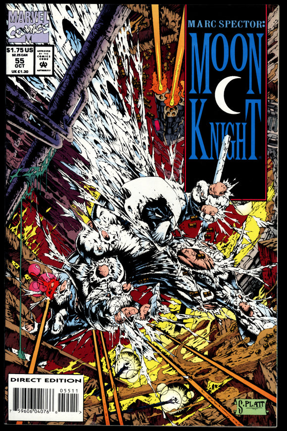 Marc Spector Moon Knight #55 1993 (NM) 1st Stephen Platt Issue!