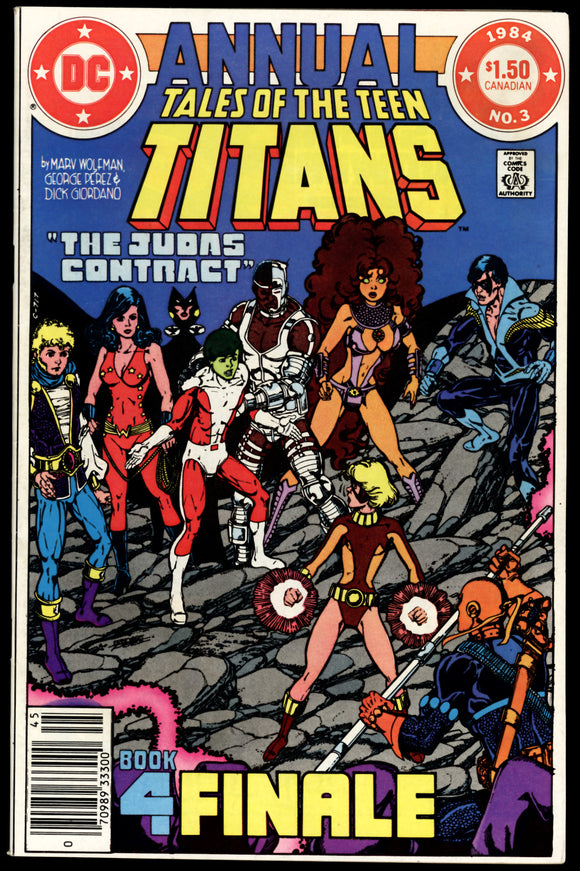 Tales of the Teen Titans Annual #3 VF+ (1984) 2nd Nightwing! C.P.V.
