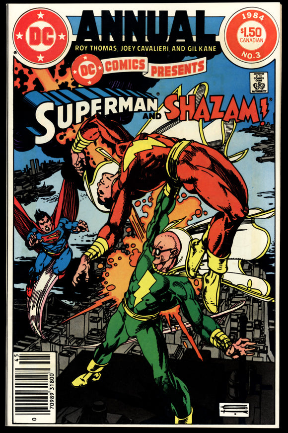 DC Comics Presents Annual #3 NM/NM+ (1984) Shazam vs Savana! C.P.V.