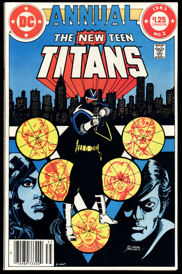 New Teen Titans Annual #2 DC 1983 VF- 1st Vigilante! Canadian CPV