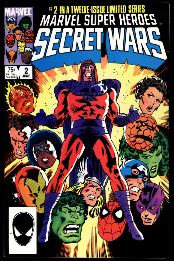 Marvel Super Heroes Secret Wars #2 1984 (NM) Magneto Cover!