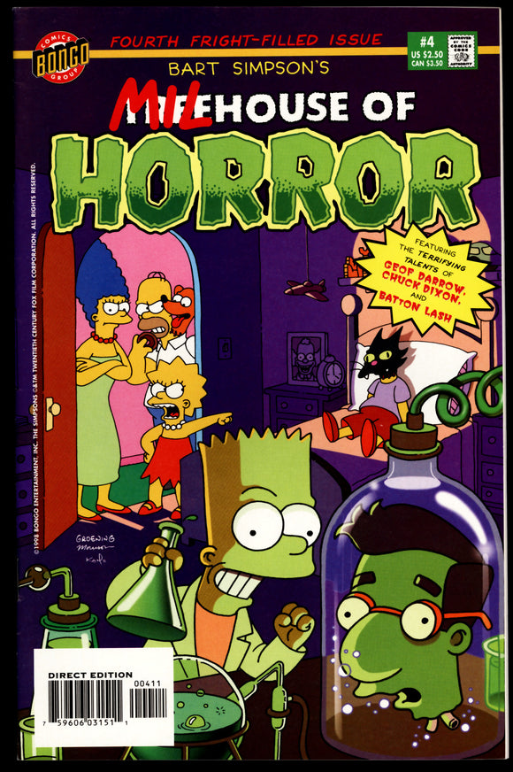 Bart Simpson's Treehouse of Horror #4 Bongo 1998 (VF/NM)