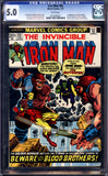 Iron Man #55 CGC 5.0 (1973) 1st Appearance of Thanos & Drax The Destroyer!