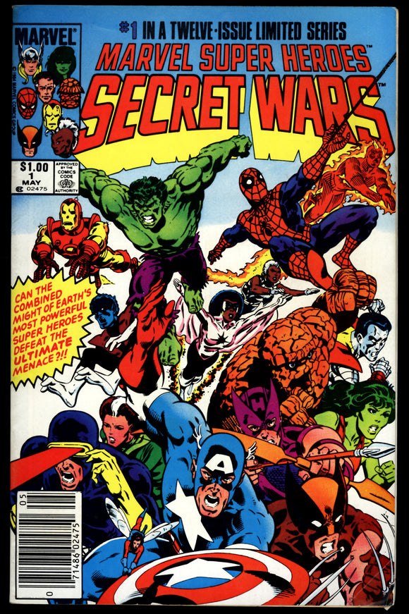Marvel Super Heroes Secret Wars #1 1984 (FN+) Canadian Price Variant!