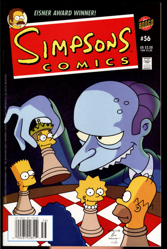 Simpsons Comics #56 Bongo 2001 (NM-/NM)  LOW PRINT NEWSSTAND