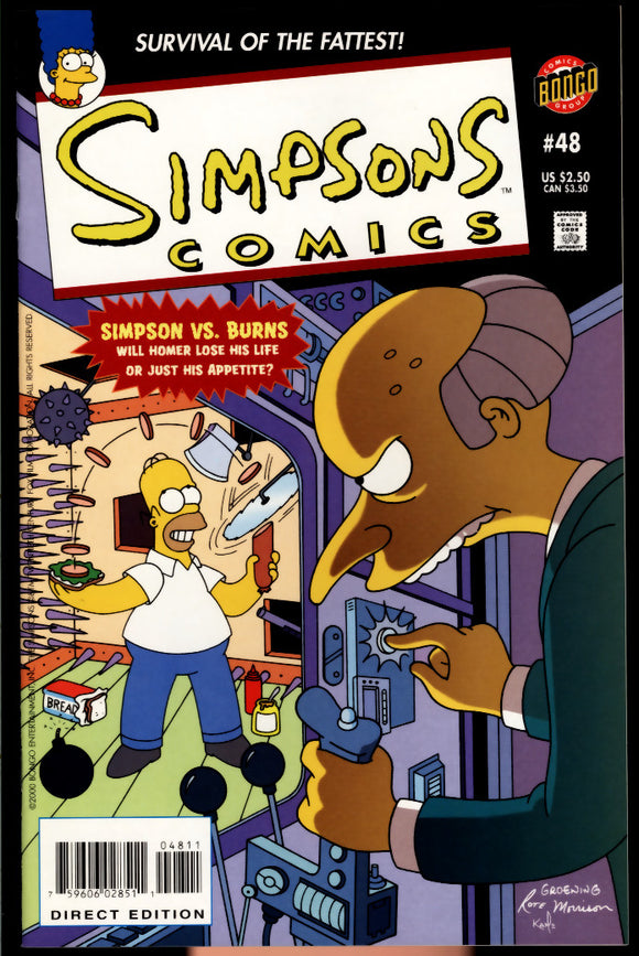 Simpsons Comics #48 Bongo 2000 (NM+) Matt Groening