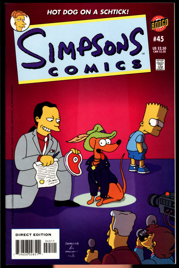 Simpsons Comics #45 Bongo 1999 (NM/NM+) Matt Groening