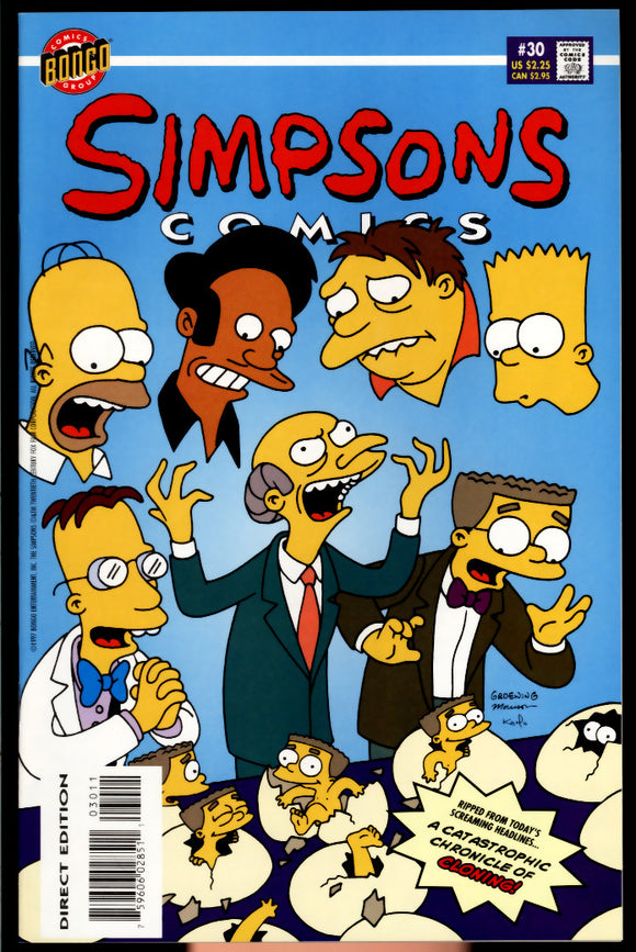 Simpsons Comics #30 Bongo 1997 (NM+) Matt Groening