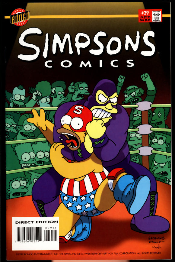 Simpsons Comics #29 Bongo 1997 (NM+) Matt Groening