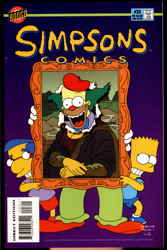Simpsons Comics #23 Bongo 1996 (NM-) Matt Groening