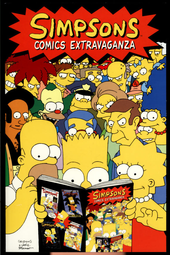Simpsons Comics Extravaganza 1st Edition Trade Paper Back NM+