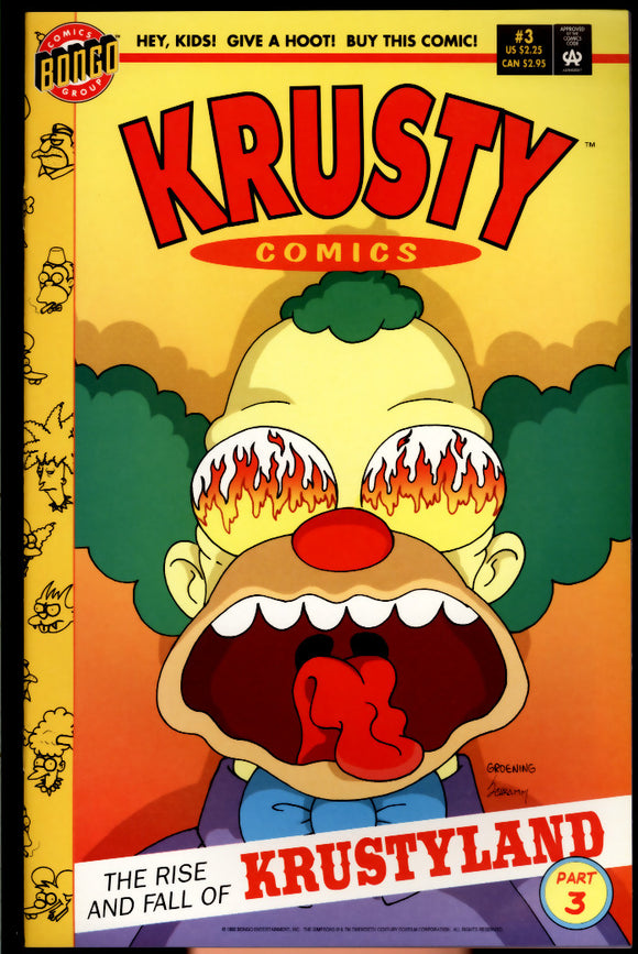 Krusty Comics #3 NM (1995) Bongo Comics
