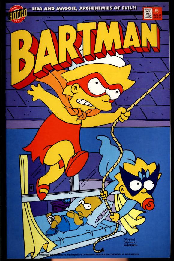 Bartman #5 NM- (1994) Bongo Comics Matt Groening