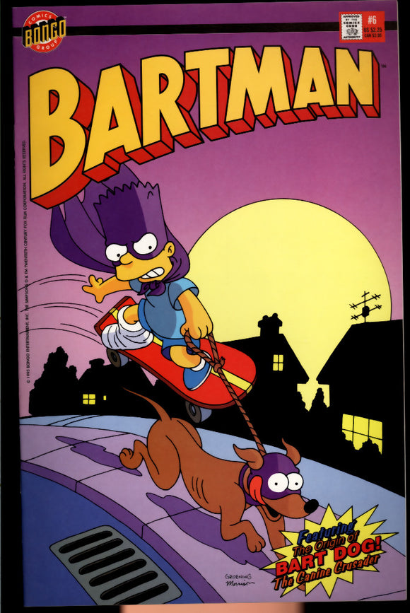 Bartman #6 NM-/NM+ (1994) Bongo Comics Matt Groening