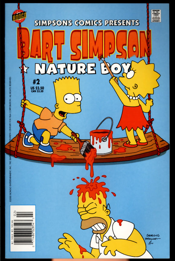 Simpsons Comic Presents Bart Simpson #2 NM- (2000) Low Print Newsstand