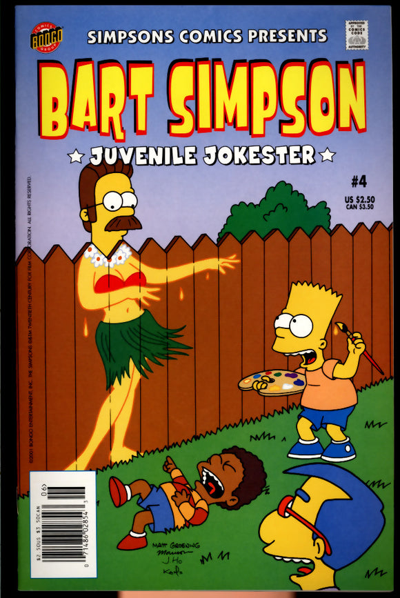 Simpsons Comic Presents Bart Simpson #4 NM- (2000) Low Print Newsstand