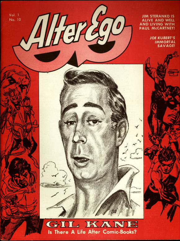 Alter Ego Vol 1 #10 1969 Gil Kane Joe Kubert Roy Thomas
