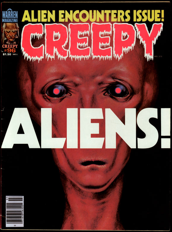Creepy #96 Warren Magazine 1978 Alien Encounter Issue Bronze Age