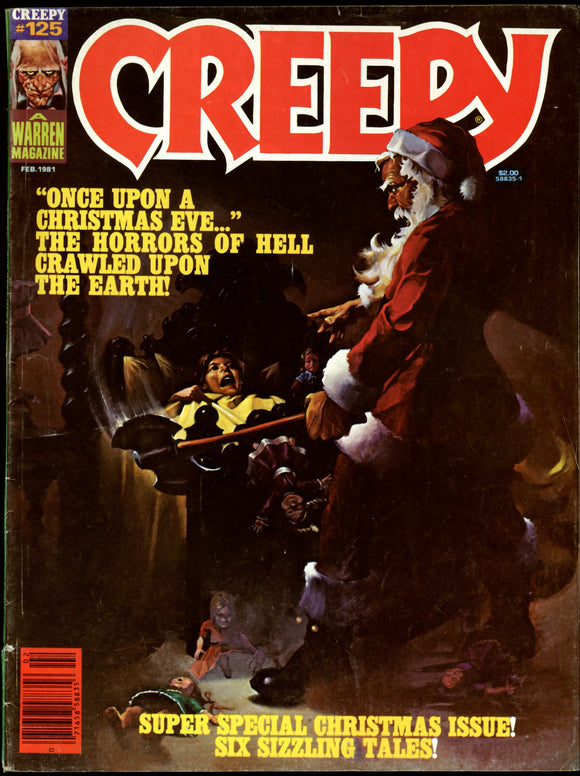 Creepy #125 Warren Magazine 1981 Christmas Issue Bronze Age