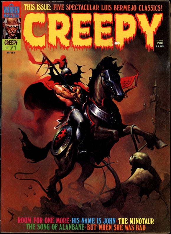 Creepy #71 Warren Magazine 1975 Five Spectacular Luis Bermejo Classics