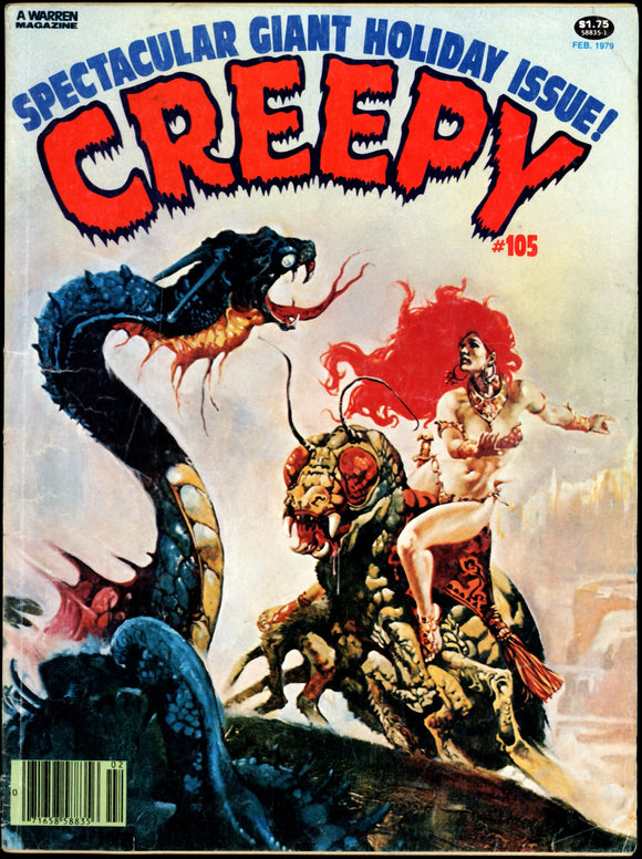 Creepy #105 Warren Magazine 1979 Spectacular Giant Holiday Issue
