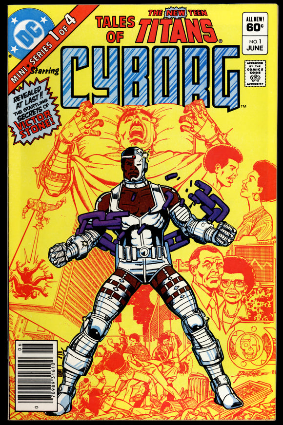 Tales of the New Teen Titans #1-4 1982 (NM-) Complete Set! NEWSSTAND