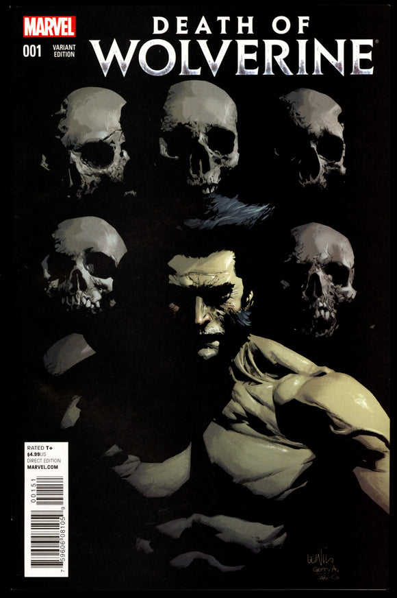 Death of Wolverine #1-4 Marvel 2004 (NM/NM+) 1:50 Variant Edition Set!