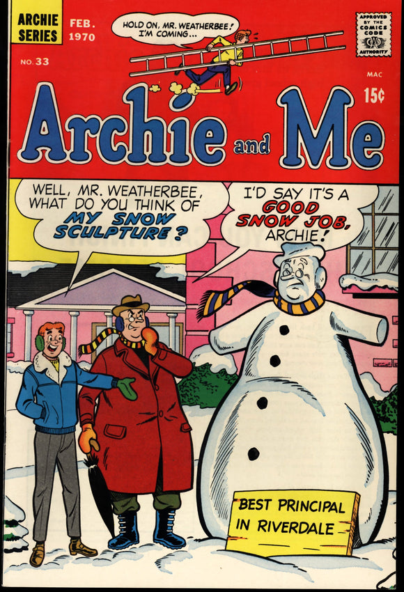 Archie And Me #33 1970 (VF/NM) Bronze Age Archie Series – Ultimate Key ...