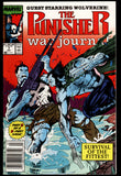 Punisher War Journal #7 Marvel 1989 (NM-) Jim Lee Wolverine - NEWSSTAND