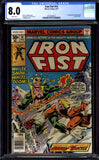 Iron Fist #14 CGC 8.0 (1977) 1st Appearance of Sabretooth!
