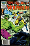 Incredible Hulk & Wolverine #1 1986 (VF+) Reprints #180-181 - NEWSSTAND
