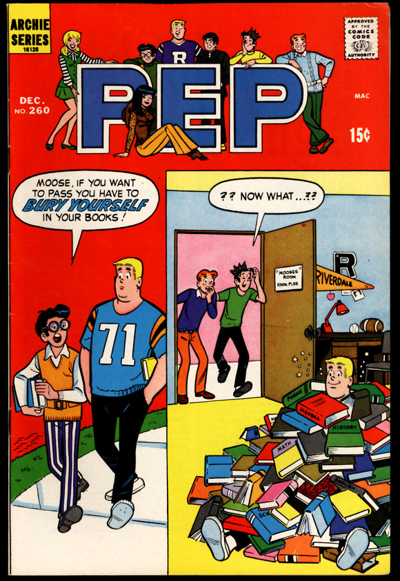 Pep #260 Archie Series 1971 Bronze Age – Ultimate Key Issue Comics