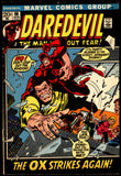 Daredevil #86 FN- (1972) John Buscema Cover & Art! "Death" of OX!