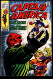 Captain America #115 Marvel 1969 (FN-) Classic Red Skull Cover