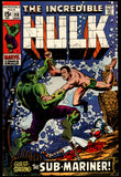 Incredible Hulk #118 Marvel 1969 (FN+) Sub-Mariner Battle Cover