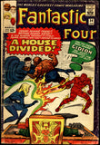 Fantastic Four #34 Marvel 1965 (GD) 1st Greg Gideon 1/2'' Tear Through Cvr