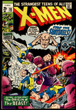 X-Men #68 Marvel 1971 (VF+) Neal Adams Cover - Beast Origin