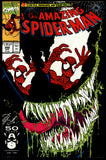 Amazing Spider-Man #346 Marvel 1991 (VF+) Classic Venom Cover