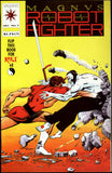 Magnus Robot Fighter #7 Valiant 1991 (NM-) 1st App of X-O Armor w/ Cards