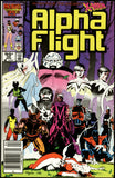 Alpha Flight #33 1986 (VF/NM) 1st Lady Deathstrike Canadian Price Variant
