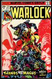 Warlock #10 Marvel 1975 (VF) Thanos & Gamora Origin - Starlin Cover