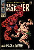 Sub-Mariner #8 Marvel 1968 (VG/FN) Classic Thing Battle Cover